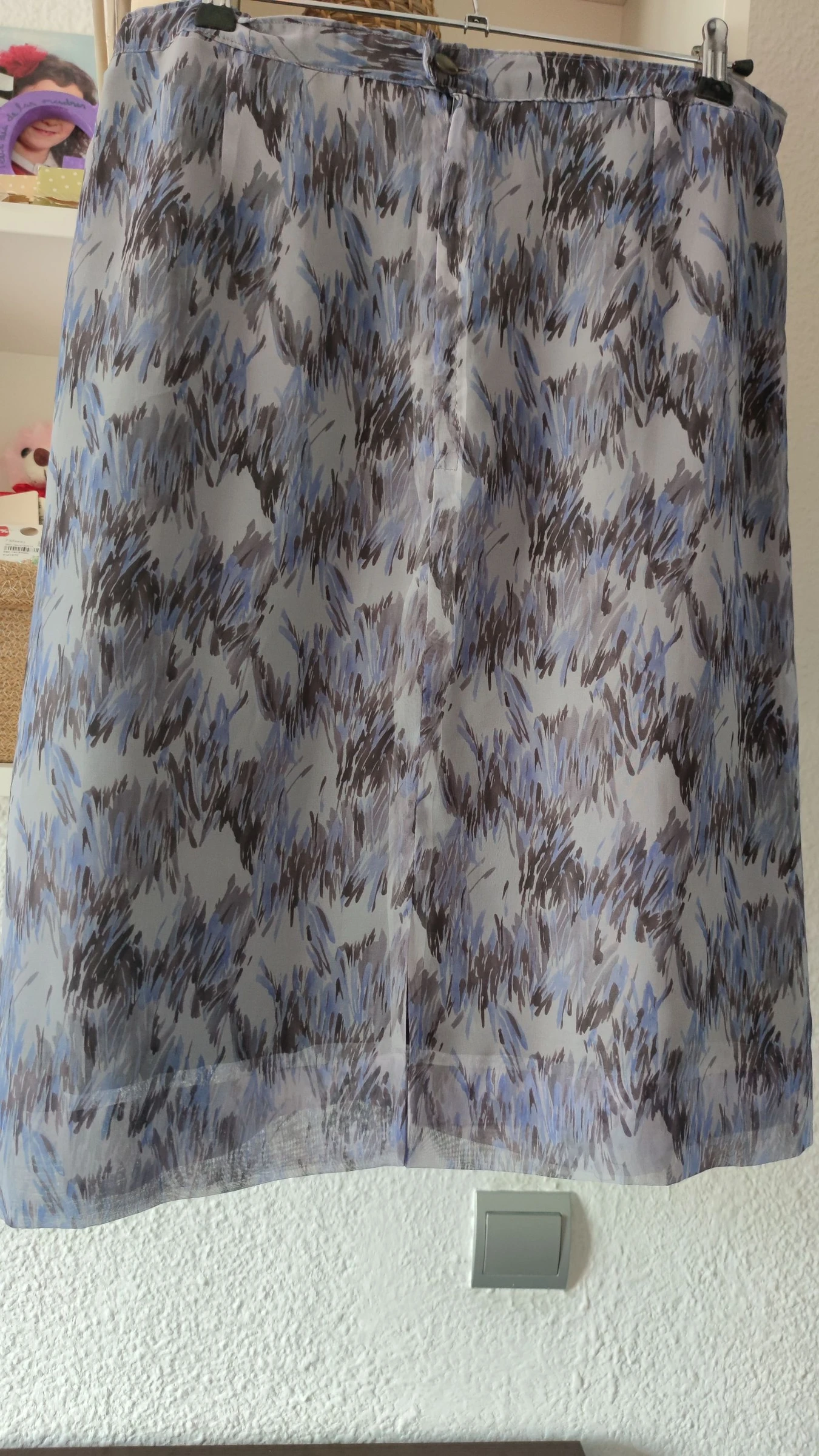Saia MIDI de chiffon Vintage Tamanho XXL ou 44 – photo 9